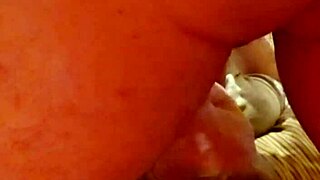 Mature woman practices deepthroat techniques enthusiastically.