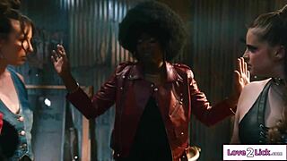 Girl on girl licking with big tits and face sitting 😏