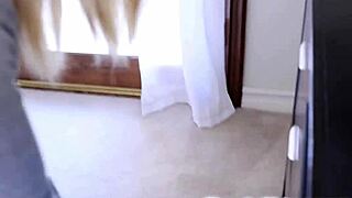 Tiny teen Alexia Gold bangs big dildo and dick