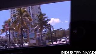 Roxy Love Sucking Dick in the Back of the Limo