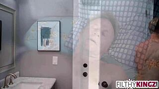 my stepdad is putting me, his stepson, to work in this reality sex scene with milf mother in law