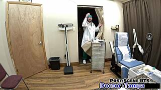 brooklyn rossi has her first gyno exam backstage