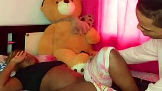 I surprise my stepsister in her room and fuck her passionately with monster cock