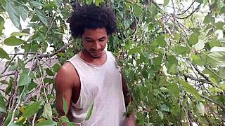 I didnt know my neighbor had a big black cock and she loved anal quickies