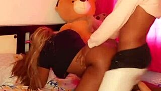 I surprise my stepsister in her room and fuck her passionately with monster cock