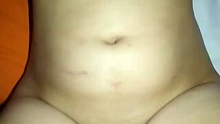 Guy cums on wife's big ass