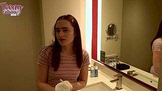 Seth Brogan Fucks 18yo Reese Robbing's Swollen Pussy!