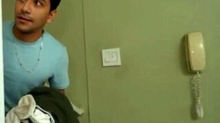 Busty Latina Caught in Orgasm, Secretly Fucked by Step-Brother