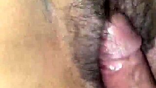 Tight and hairy pussy gets pounded hard!