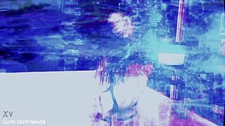 mind-blowing hot facial for goth brunette delilah dagger