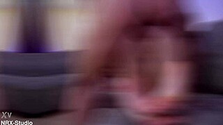 first fisting experience with young adult on sofa