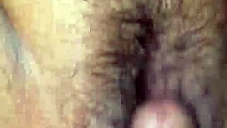 Tight and hairy pussy gets pounded hard!