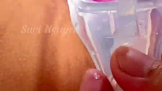 Vietnamese student explores her wet hairy pussy with toys, amateur friend joins in for intense fun