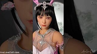 I love Shino the moon queen's slutty body in Japanese SF cosplay, her pussy and boobs