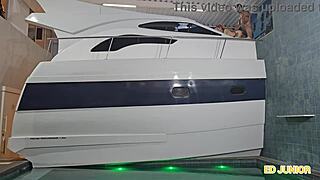 Hot Redhead's Natural Tits Tease with Milk