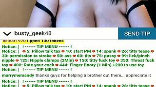 Busty Geek On Chaturbate Teases With Her Big Tits