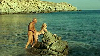 Redheaded besties Myra and Scarlet share a cock passionately