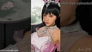 I love Shino the moon queen's slutty body in Japanese SF cosplay, her pussy and boobs