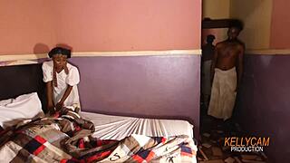 best doggystyle and squirting in private room with husband driver