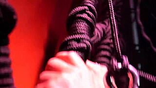 in this bondage scene, the colombian gets fucked hard with a big cock