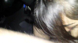 Serbian hooker gives blowjob in the car