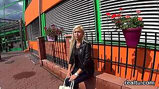 Czech girl seduced in shopping centre, plowed in pov 😏