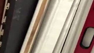 Public wanking and pissing at the DIY store!