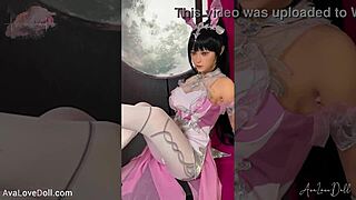 I love Shino the moon queen's slutty body in Japanese SF cosplay, her pussy and boobs