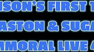 i watched coed molly mansons get her hardcore initiation into the porn industry with big tits and curvy body.