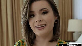 dharma jones with natural tits makes mike mancini cum on ass