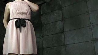 Look at this blonde skank in stocks getting brutal assfucking and humiliation in BDSM bondage.