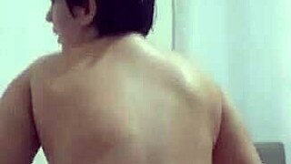 Young brazilian girl cheats on boyfriend by showing wet pussy and big ass to other men.