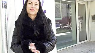 german scout picks up latina teen for casting fuck