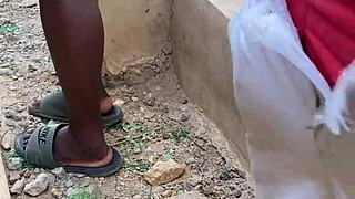 he gived me a hot short fuck outdor fuck