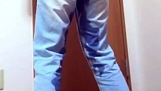 I had to pee my jeans because my brother was using the bathroom