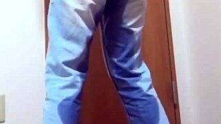 I had to pee my jeans because my brother was using the bathroom