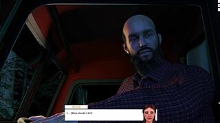 Redhead Performs Blowjob And Riding In Corrupted Midnight Ride Game