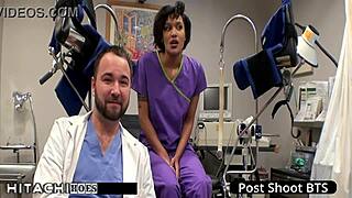 i got a mandatory hitachi orgasm from the nurse backstage