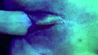 light skinned ebony girl gets stretched by big white boy