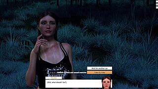 Redhead Performs Blowjob And Riding In Corrupted Midnight Ride Game