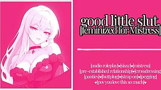 F4m erotic audio: twilight blush sissy gets femdom buttplug fucking 😈