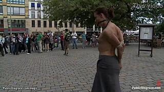 German Babe Humiliated On The Streets
