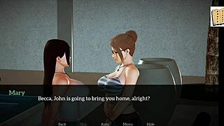 Teen 18+ bends over for doggystyle with MILF and big cock in family game