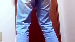 I had to pee my jeans because my brother was using the bathroom