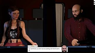 Redhead Performs Blowjob And Riding In Corrupted Midnight Ride Game