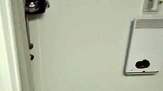 Behind the scenes POV in public shower with hot wife enjoying natural moments