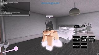I fucked a hot fan on Roblox in doggystyle and missionary positions