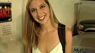 Blonde Student Feels Passion In Homemade Sex.