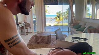 Water Deliverer Wrecked Married Lady's Pussy And Ass.