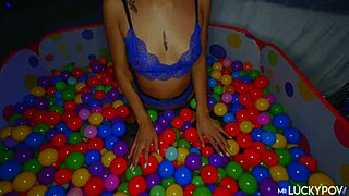 Bubble Butt Brunette Bounces Beautifully